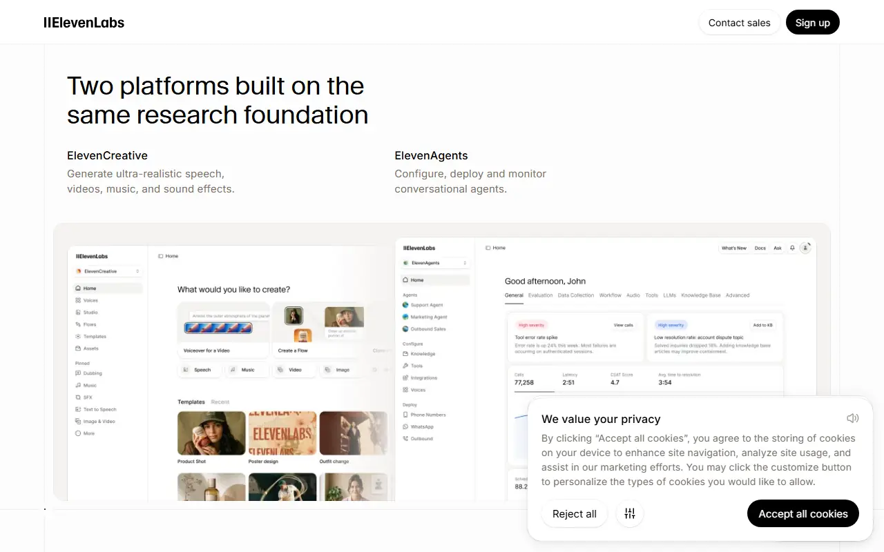 Two platforms built on the same research foundation