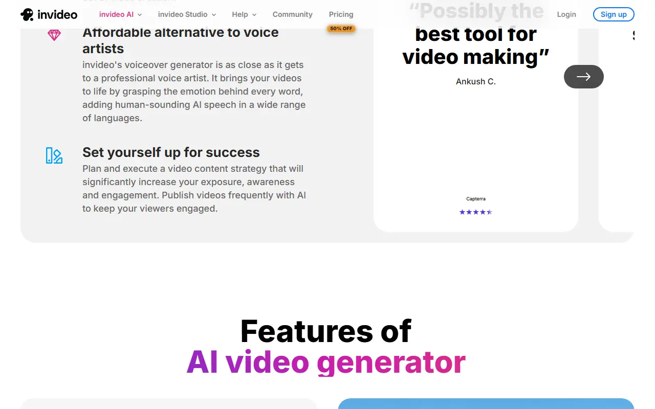 Affordable alternative to voice artists